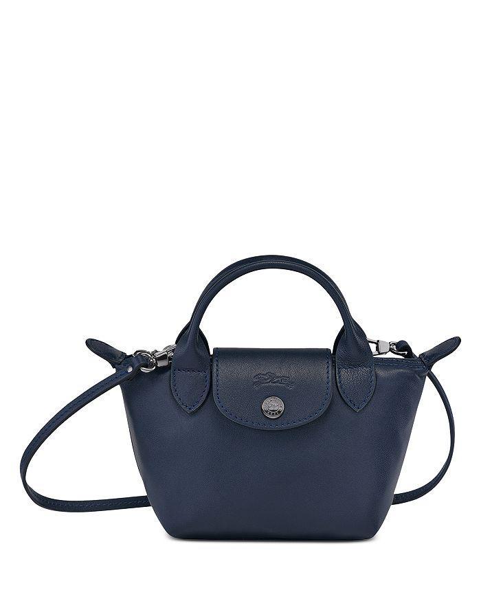 商品Longchamp|Le Pliage Mini Leather Crossbody,价格¥2365,第3张图片详细描述