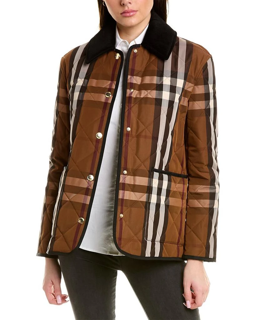 商品Burberry|Burberry Quilted Jacket,价格¥8344,第1张图片