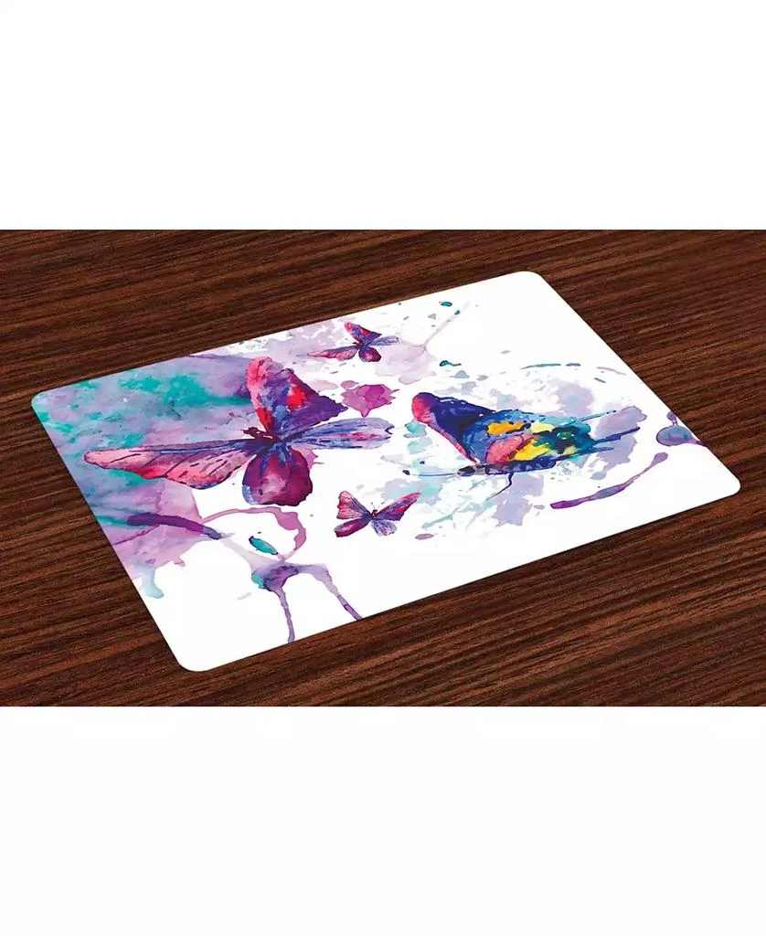 商品Ambesonne|Butterfly Place Mats, Set of 4,价格¥239,第1张图片