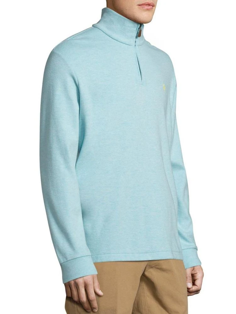 商品Ralph Lauren|Cotton-Blend Half-Zip Pullover,价格¥1088,第3张图片详细描述