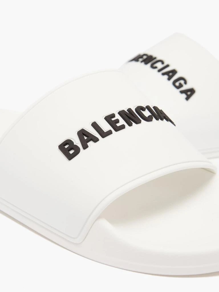 商品Balenciaga|Logo-embossed rubber slides,价格¥3418,第2张图片详细描述