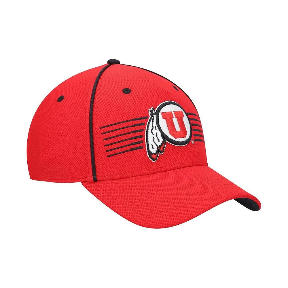 商品Under Armour|Men's Red Utah Utes Iso-Chill Blitzing Accent Adjustable Hat,价格¥297,第3张图片详细描述