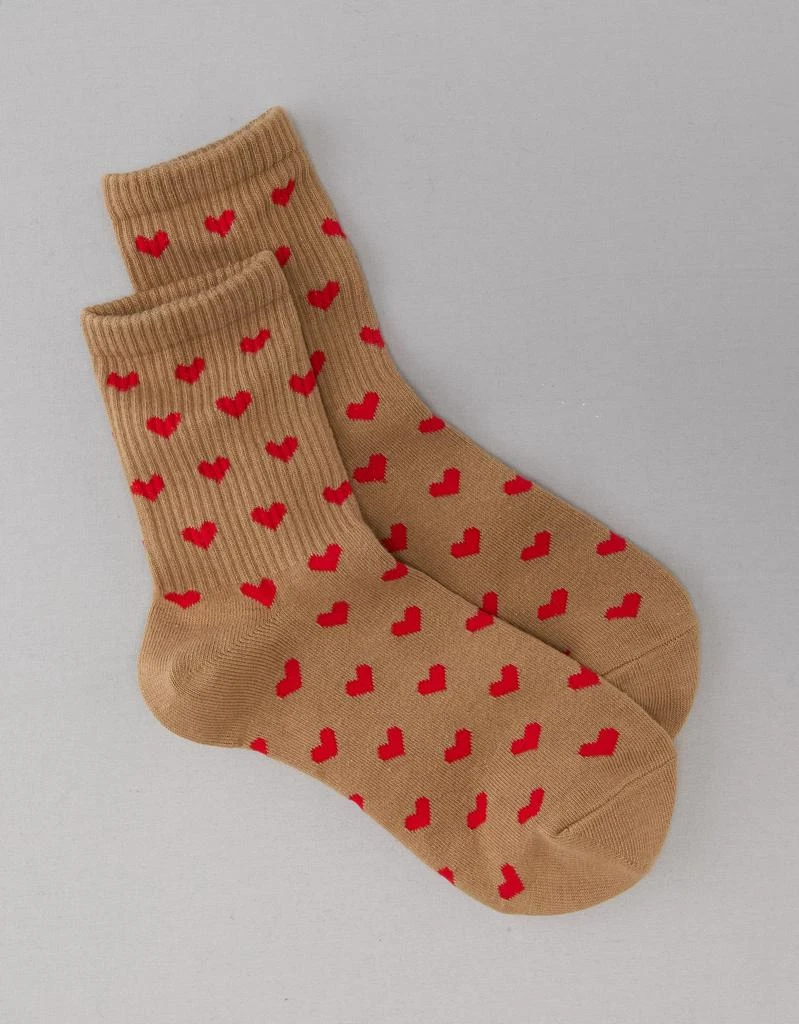 商品AE|AE Heart Boyfriend Sock,价格¥75,第1张图片