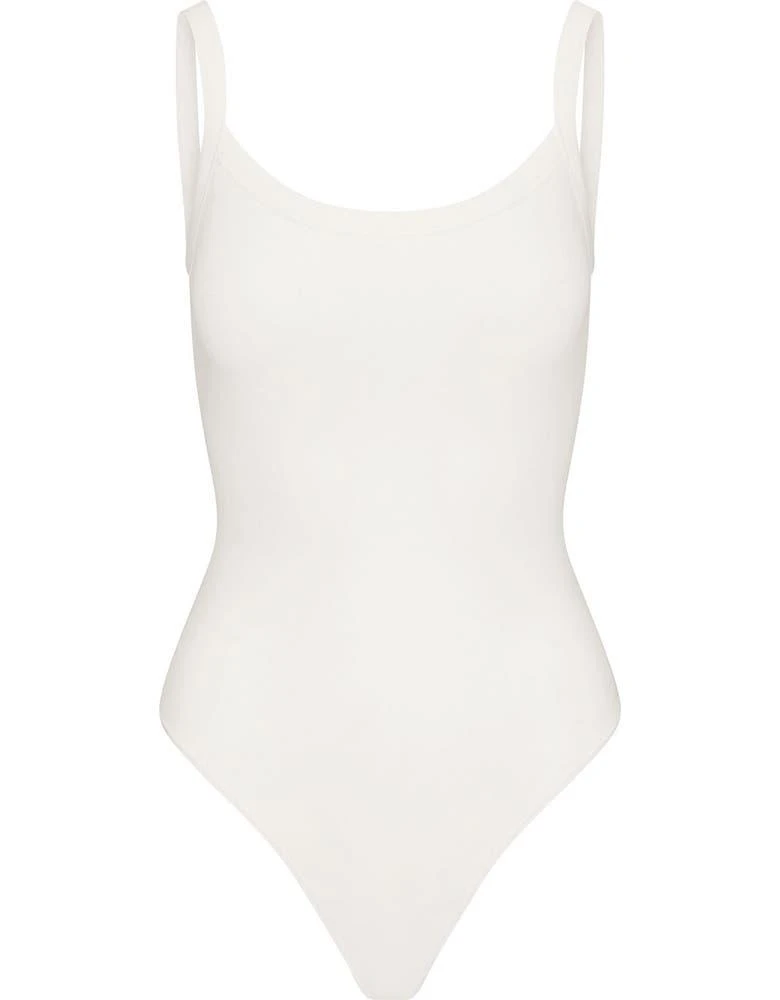 商品SKIMS|Stretch Cotton Jersey Bodysuit,价格¥188,第4张图片详细描述