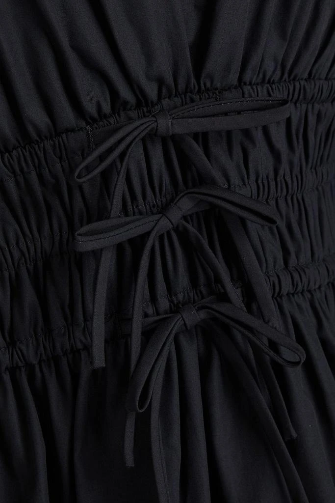 商品Derek Lam|Bow-detailed cotton-poplin mini dress,价格¥1666,第4张图片详细描述