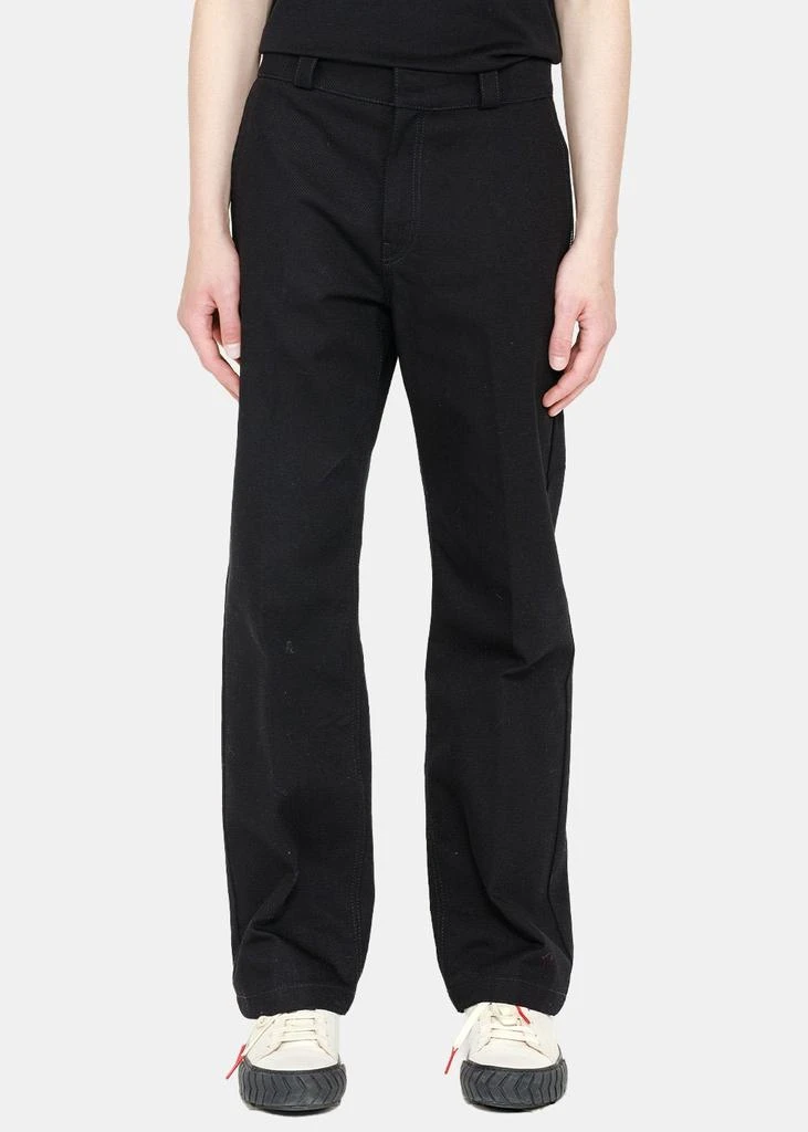商品Loewe|Loewe Black Drill Cotton Pants,价格¥2522,第1张图片