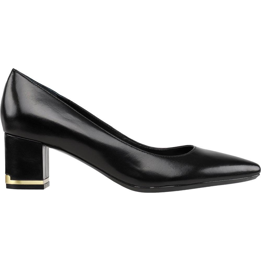 商品Calvin Klein|Nita Pointed Toe Block Heel Pumps,价格¥540,第1张图片详细描述