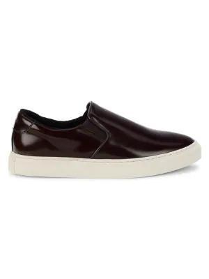 商品Calvin Klein|Ansly 2 Leather Slip-On Sneakers,价格¥221-¥295,第3张图片详细描述