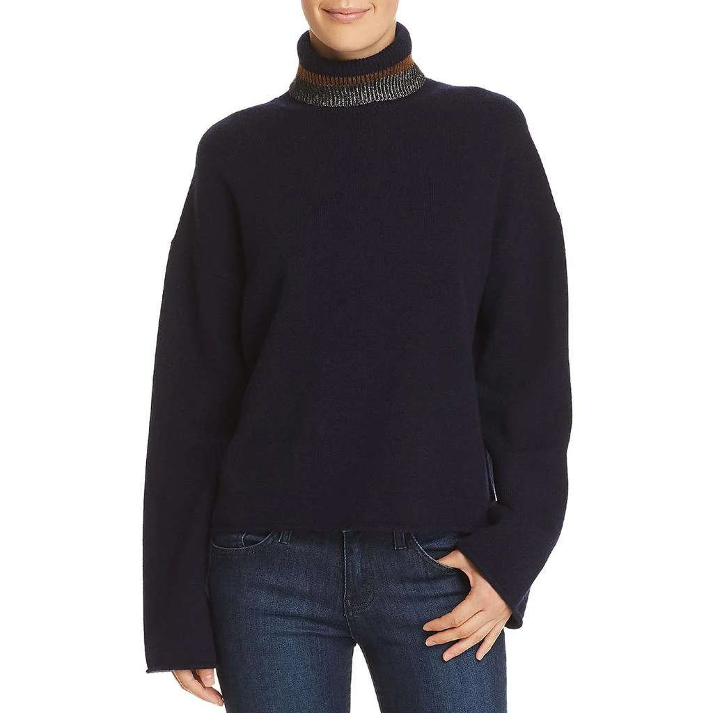 商品Theory|Theory Womens Cashmere Pullover Turtleneck Sweater,价格¥522,第1张图片