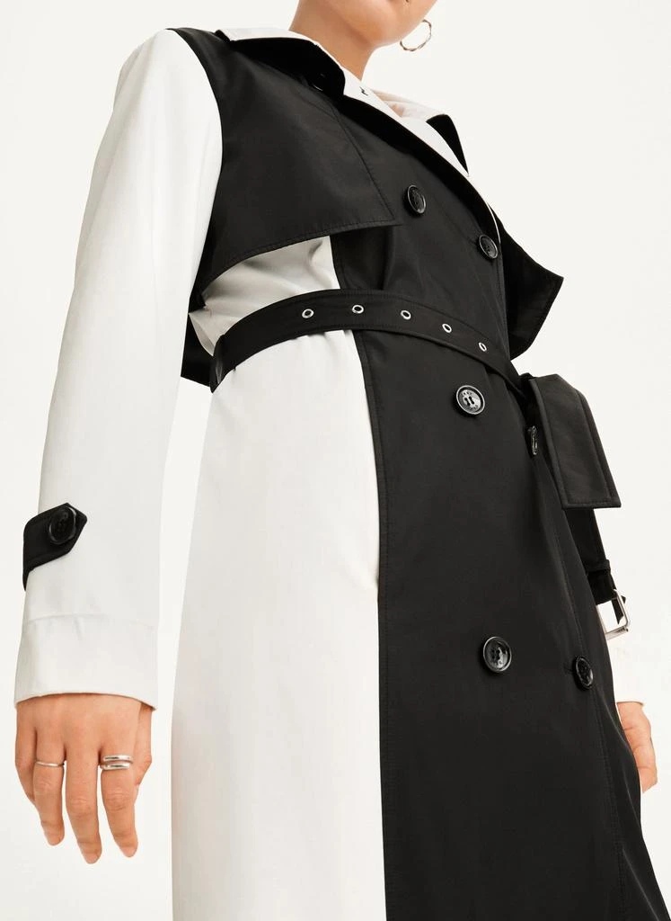 商品DKNY|Colorblock Crinkle Trench,价格¥1252,第5张图片详细描述