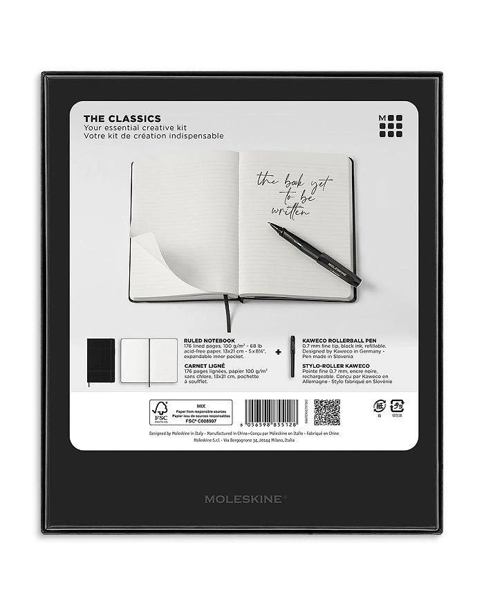 商品Moleskine|Moleskine Classic Notebook and Kaweco Rollerball Pen Set,价格¥376,第2张图片详细描述