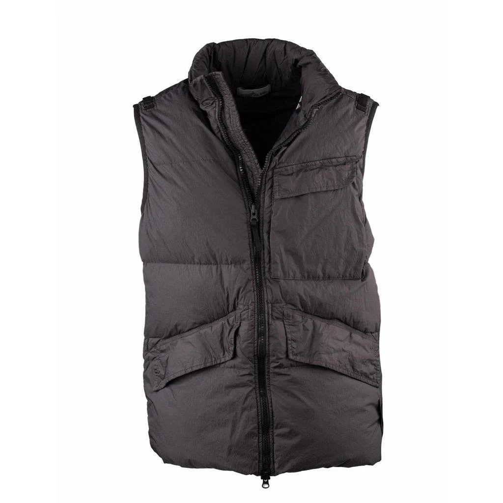 商品Stone Island|Stone Island Anthracite Padded Gilet,价格¥4836,第1张图片