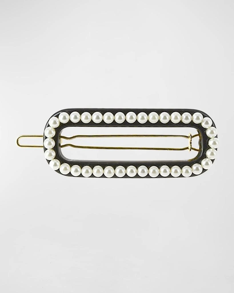 商品Alexandre de Paris|Pearly Side Barrette,价格¥1562,第1张图片