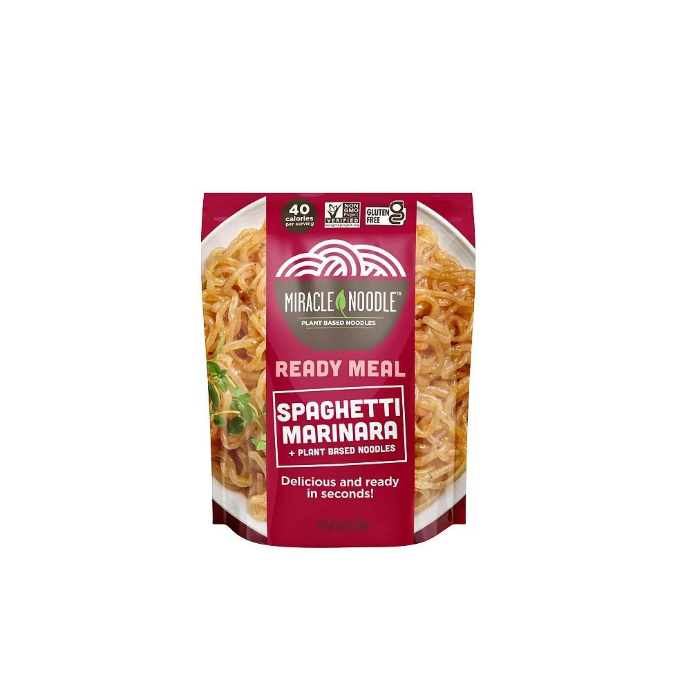 商品Miracle Noodle|Ready-to-Eat Spaghetti Marinara (with Tomato Sauce)  9.9 oz (Pack of 6),价格¥268,第1张图片
