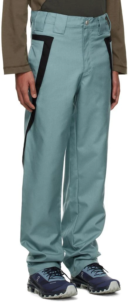 商品AFFXWRKS|Blue Insert Trousers,价格¥504,第2张图片详细描述