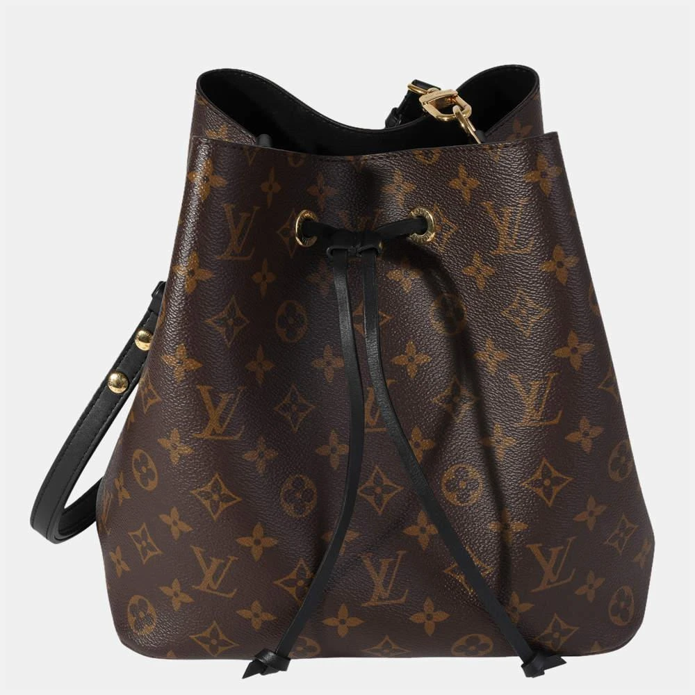 商品[二手商品] Louis Vuitton|Louis Vuitton Monogram Canvas & Black Leather Neonoe MM bag,价格¥14144,第1张图片