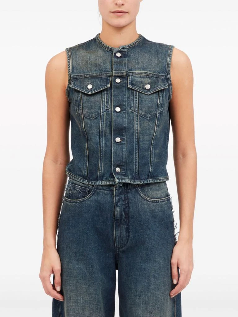 商品MM6|DENIM VEST,价格¥2687,第3张图片详细描述