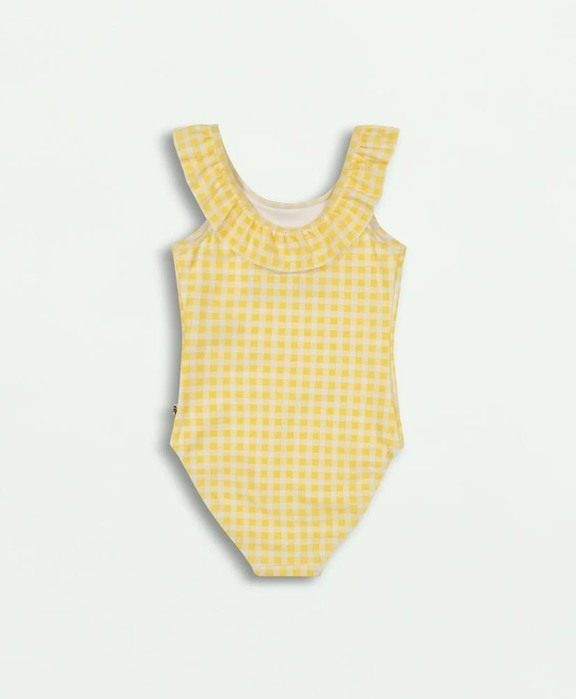 商品Brooks Brothers|Girls One Piece Floral Print Ruffle Strap Swimsuit,价格¥201,第2张图片详细描述