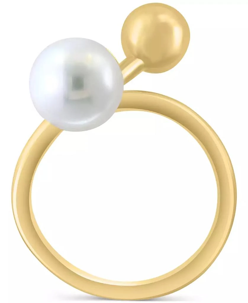 商品Effy|EFFY® Freshwater Pearl (8mm) Abstract Statement Ring in 14k Gold,价格¥3812,第4张图片详细描述