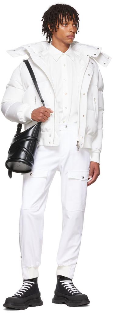 White Polyester Jacket商品第4张图片规格展示