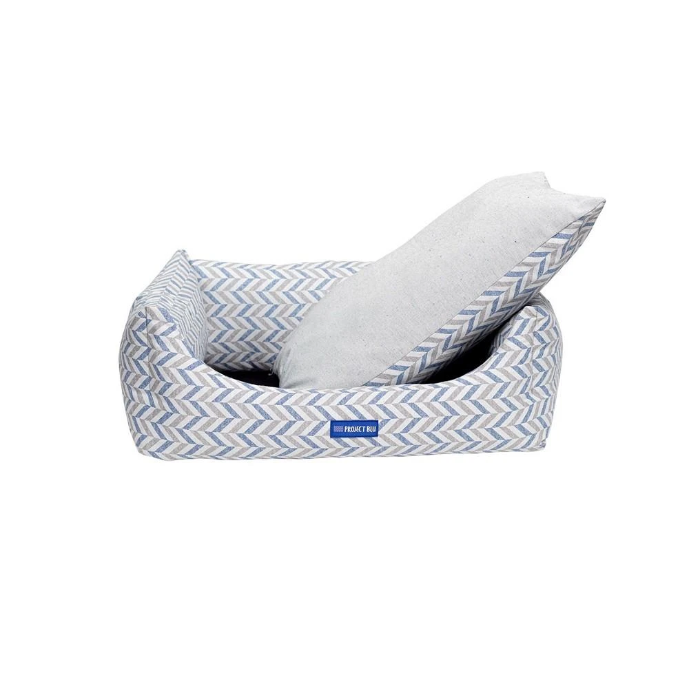 商品JoJo Modern Pets|Waikiki Eco-Fabric Bolster Dog Bed -,价格¥410,第2张图片详细描述