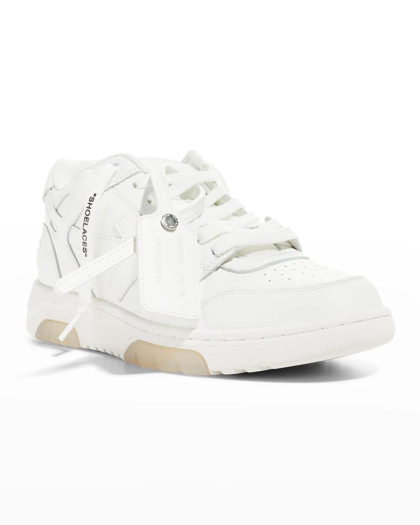 商品Off-White|Out Of Office Arrow Leather Sneakers,价格¥2196,第2张图片详细描述