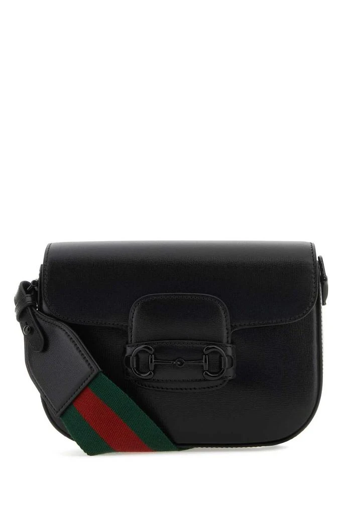 商品Gucci|Gucci Horsebit 1955 Foldover Top Crossbody Bag,价格¥18296,第1张图片