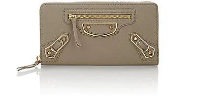 商品Balenciaga|Metallic Edge Zip-Around Continental Wallet,价格¥5584,第1张图片