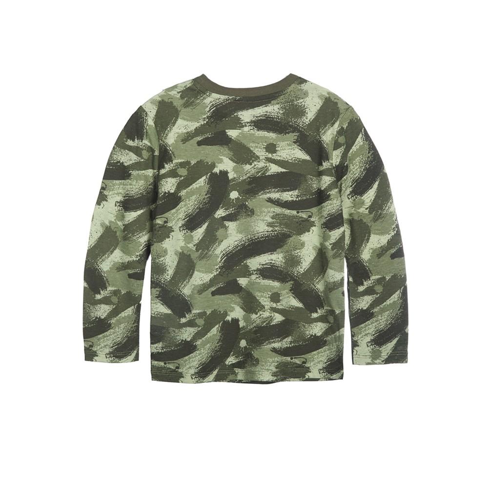 Toddler Boys Long Sleeve Camo T-shirt, Created for Macy's商品第2张图片规格展示