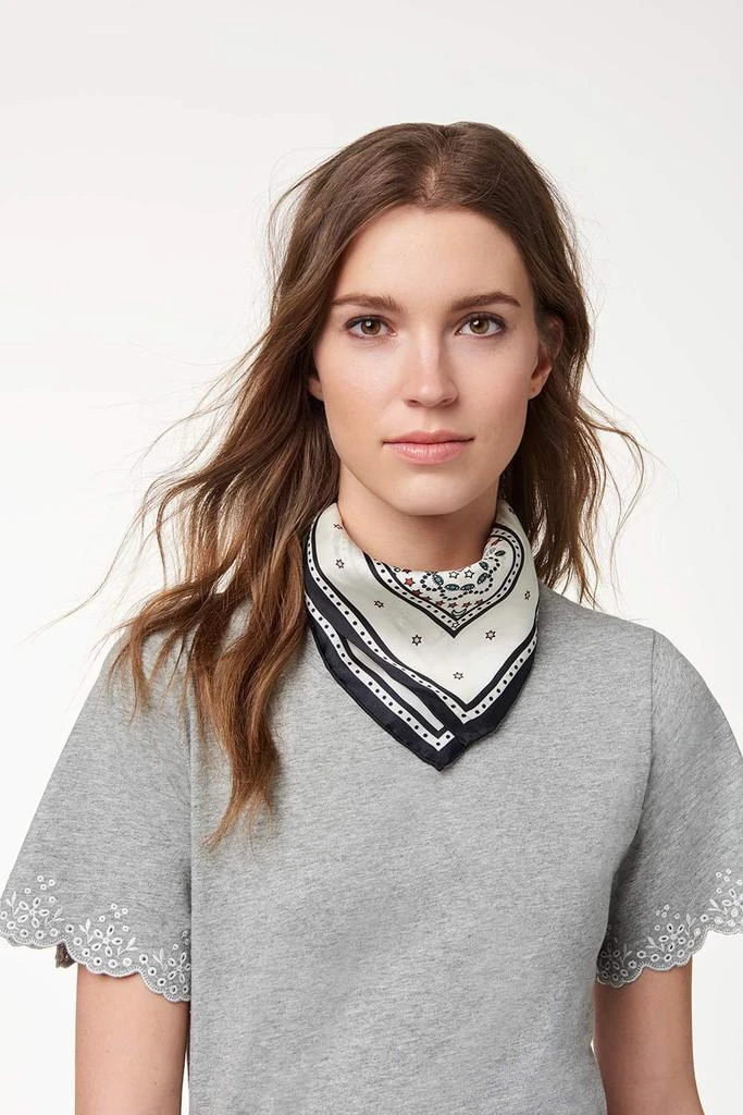 商品Rebecca Minkoff|佩斯利符号图案班丹纳围巾,价格¥215,第1张图片