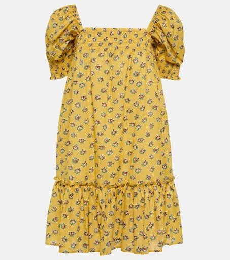 商品Tory Burch|花卉缩褶棉质连衣裙,价格¥1754,第1张图片