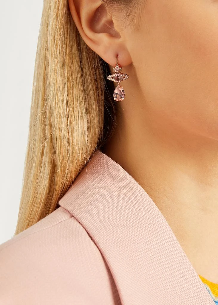 商品Vivienne Westwood|Ismene embellished rose gold-tone drop earrings,价格¥1327,第2张图片详细描述