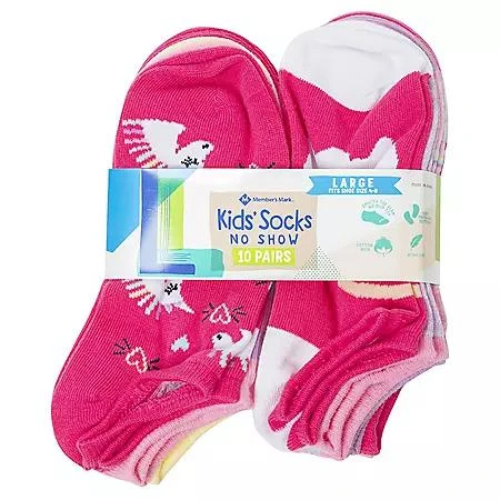 商品Member's Mark|Member's Mark Kid's 10-Pack Socks,价格¥66,第1张图片
