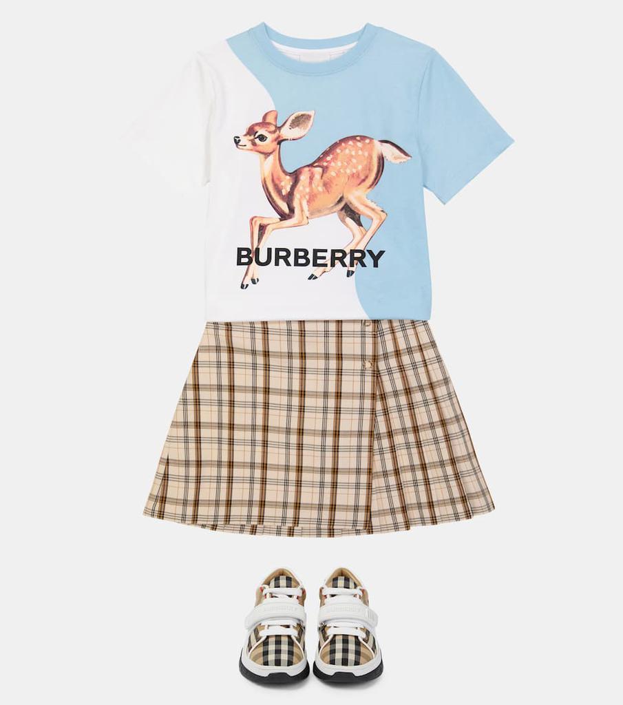 商品Burberry|Vintage Check帆布运动鞋,价格¥3159-¥3567,第4张图片详细描述