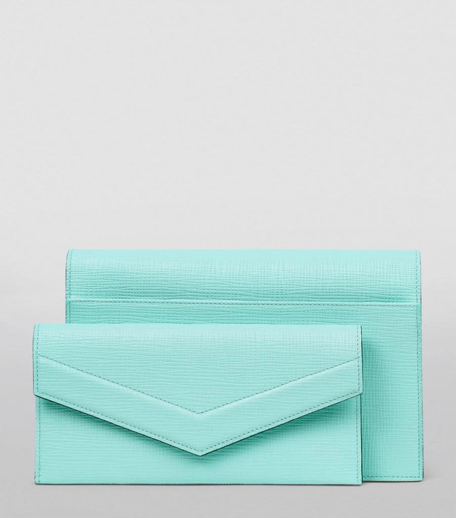 商品SMYTHSON|Large Leather Panama Envelope Cross-Body Bag,价格¥3049,第4张图片详细描述