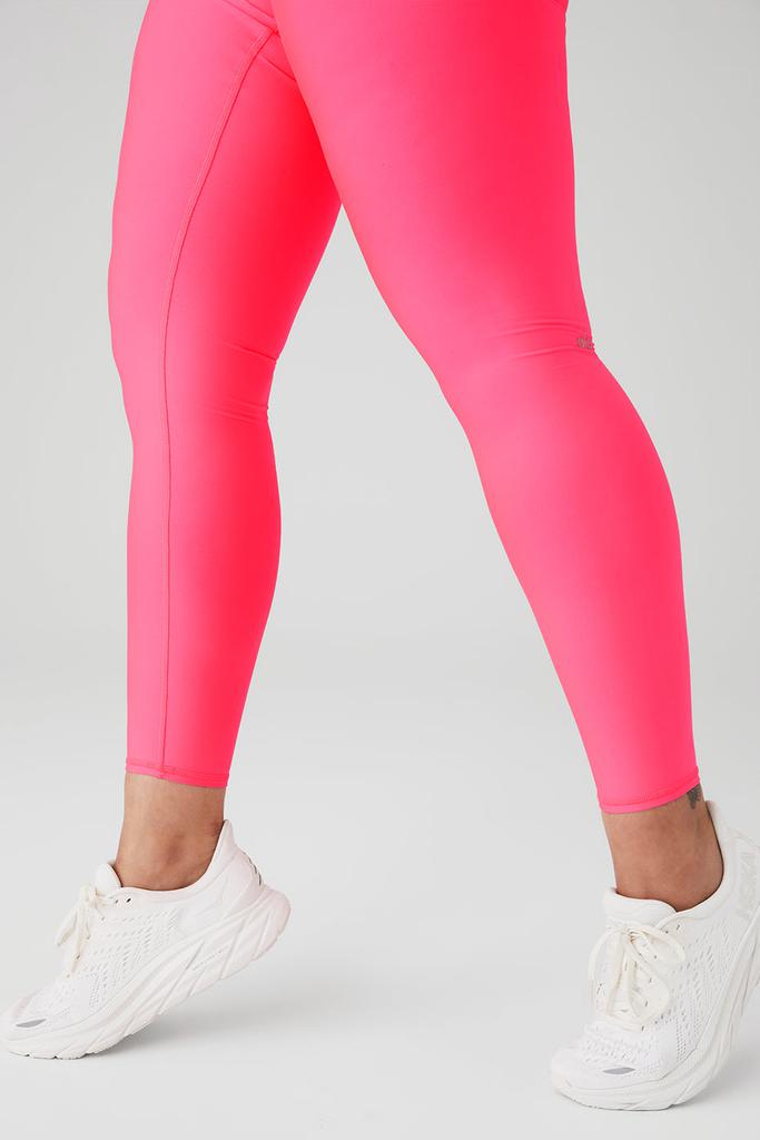 7/8 High-Waist Airlift Legging - Fluorescent Pink Coral商品第9张图片规格展示