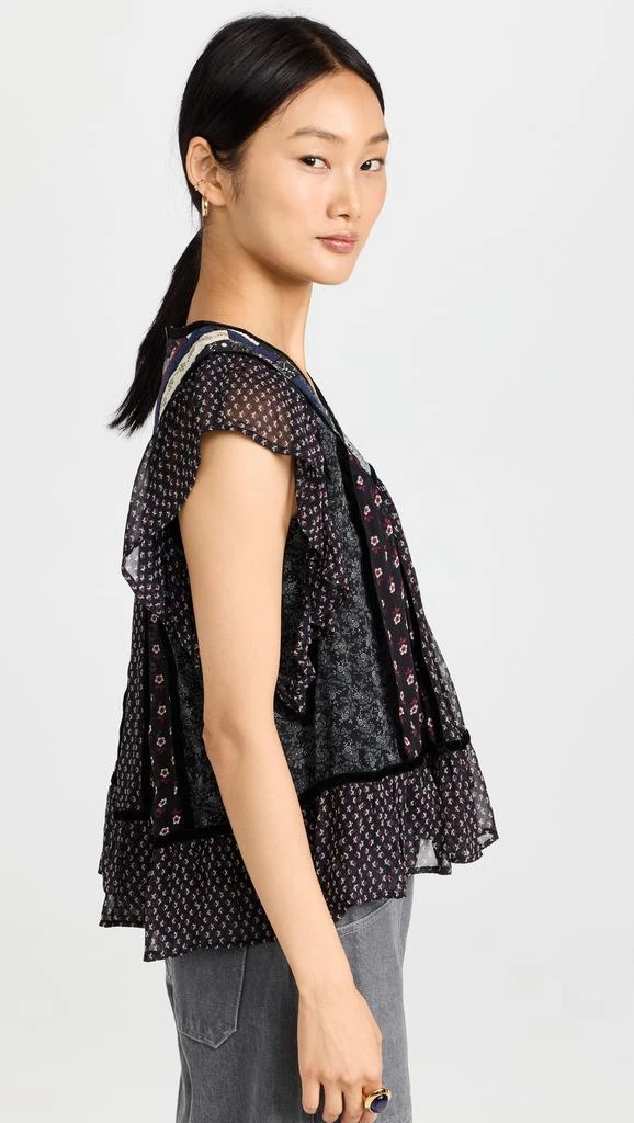 商品Sea|Sea Alani Print Flutter Sleeve Top,价格¥1562,第4张图片详细描述