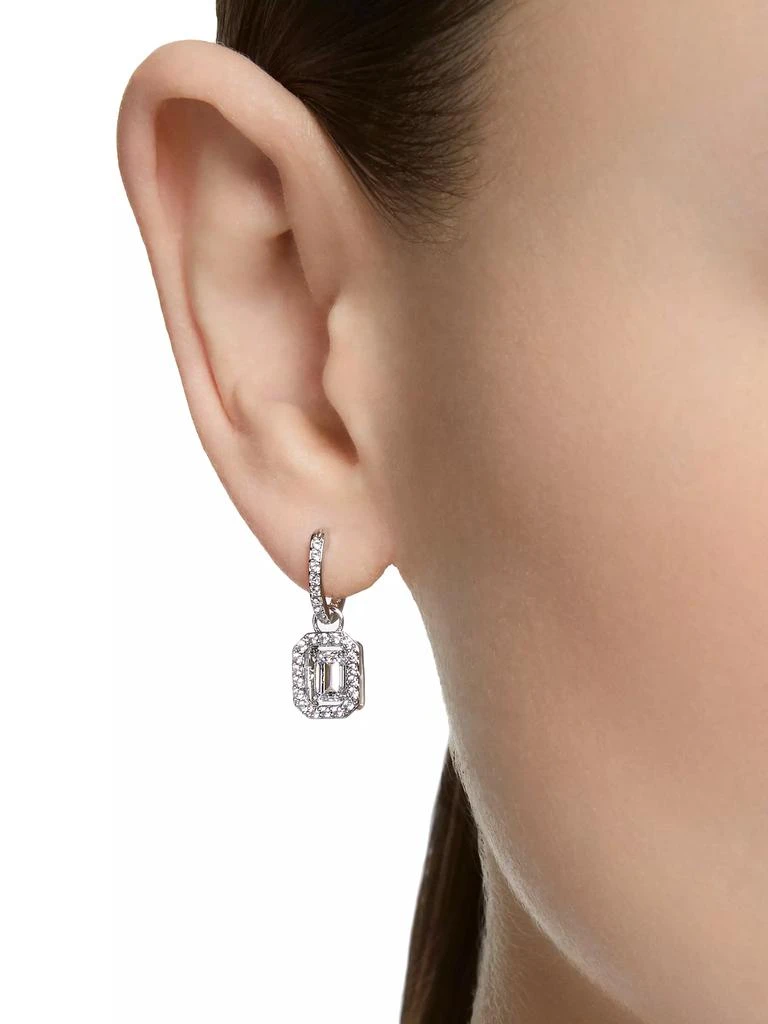 商品Swarovski|Una Rhodium-Plated & Crystal Drop Earrings,价格¥1112,第4张图片详细描述