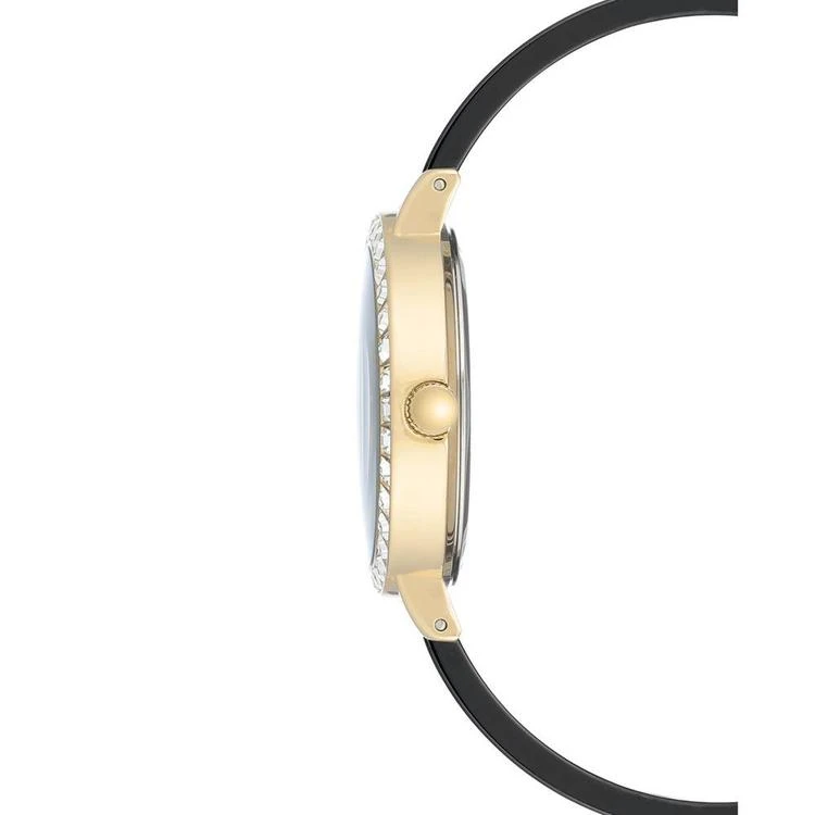 商品Anne Klein|Women's Black Ceramic Bangle Bracelet Watch 32mm,价格¥299,第2张图片详细描述