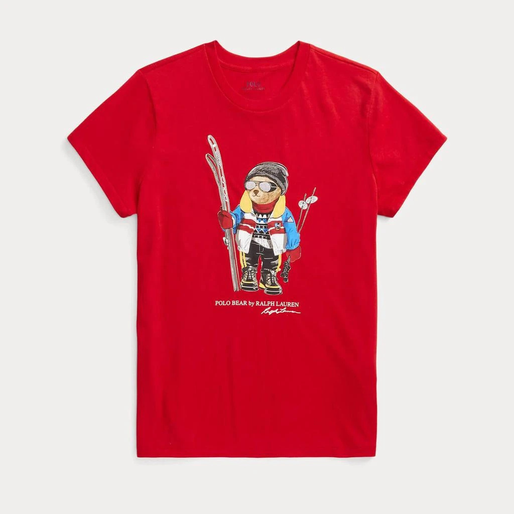 商品Ralph Lauren|Polo Ralph Lauren Ski Bear Printed Cotton-Jersey T-Shirt,价格¥475,第1张图片