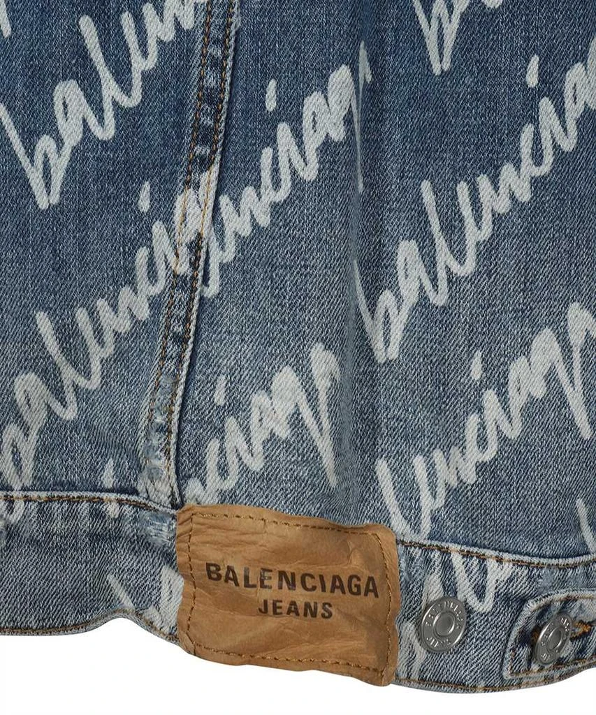 商品Balenciaga|Balenciaga ALLOVER LOGO OVERSIZED Jacket,价格¥12319,第3张图片详细描述