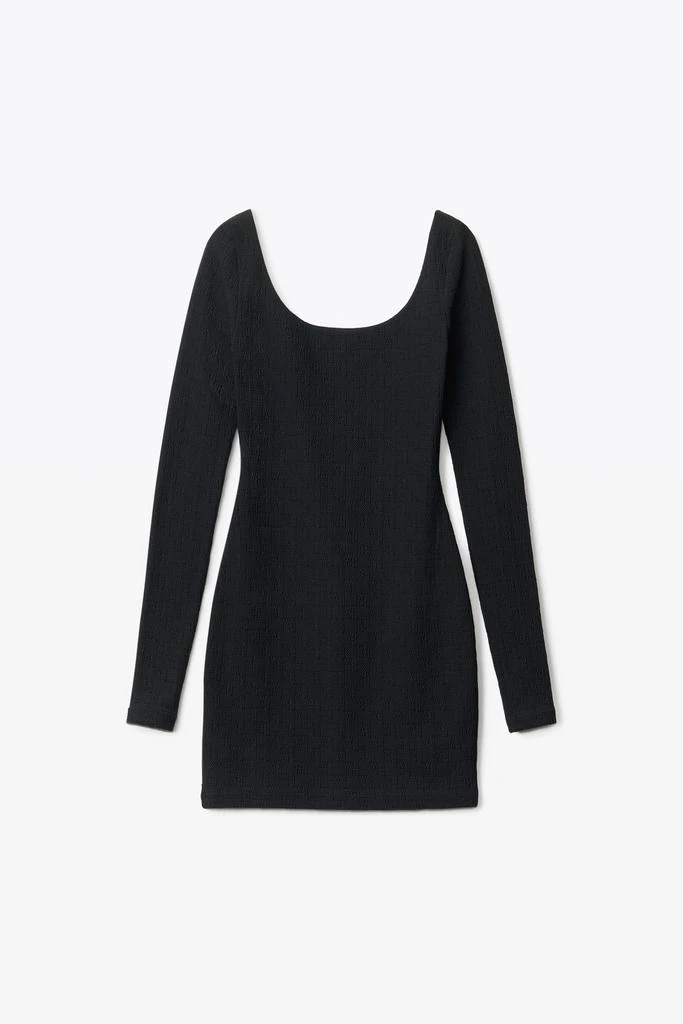 商品Alexander Wang|DRESS IN TEXTURED LOGO JERSEY,价格¥1318,第3张图片详细描述