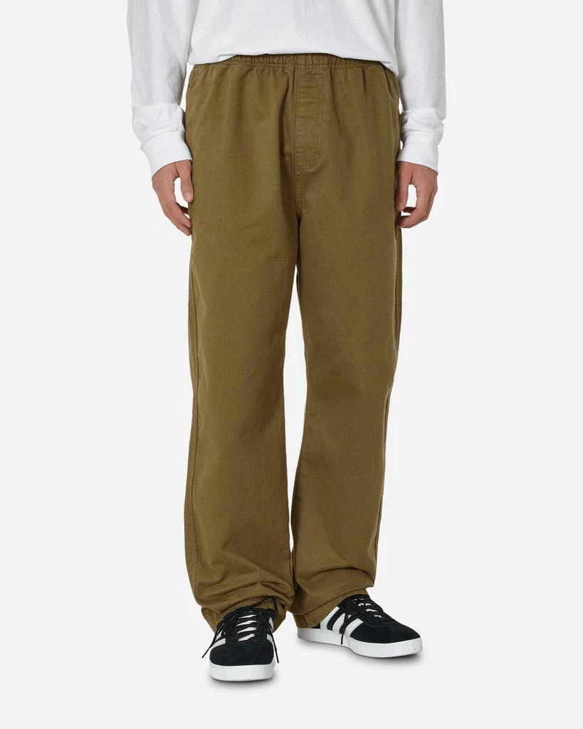 商品STUSSY|Brushed Beach Pants Olive,价格¥1048,第1张图片