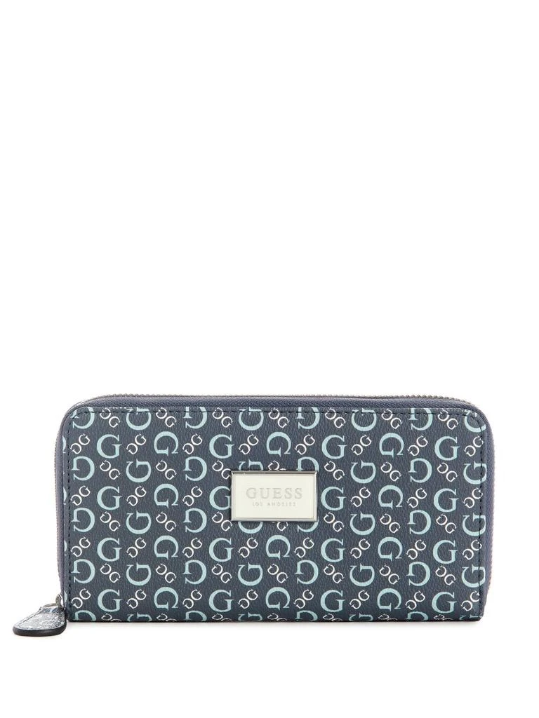 Abree Logo Floral Saffiano Medium Zip-Around Wallet 商品