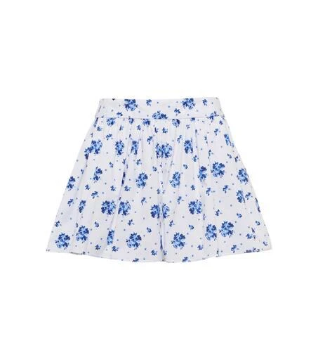 商品CAROLINE CONSTAS|Teagen floral cotton-blend shorts,价格¥1073,第1张图片