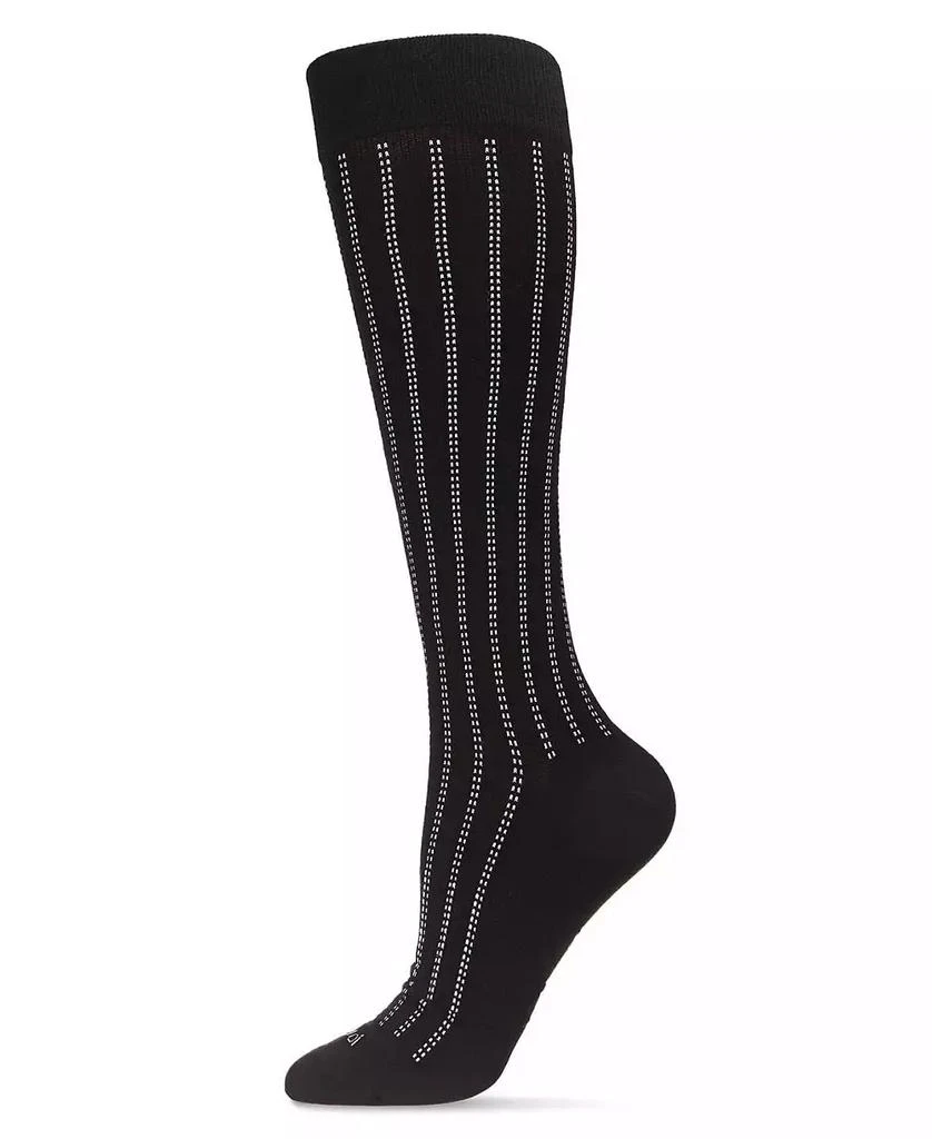 商品Memoi|Men's Highway Stripe Cotton Compression Socks,价格¥135,第1张图片