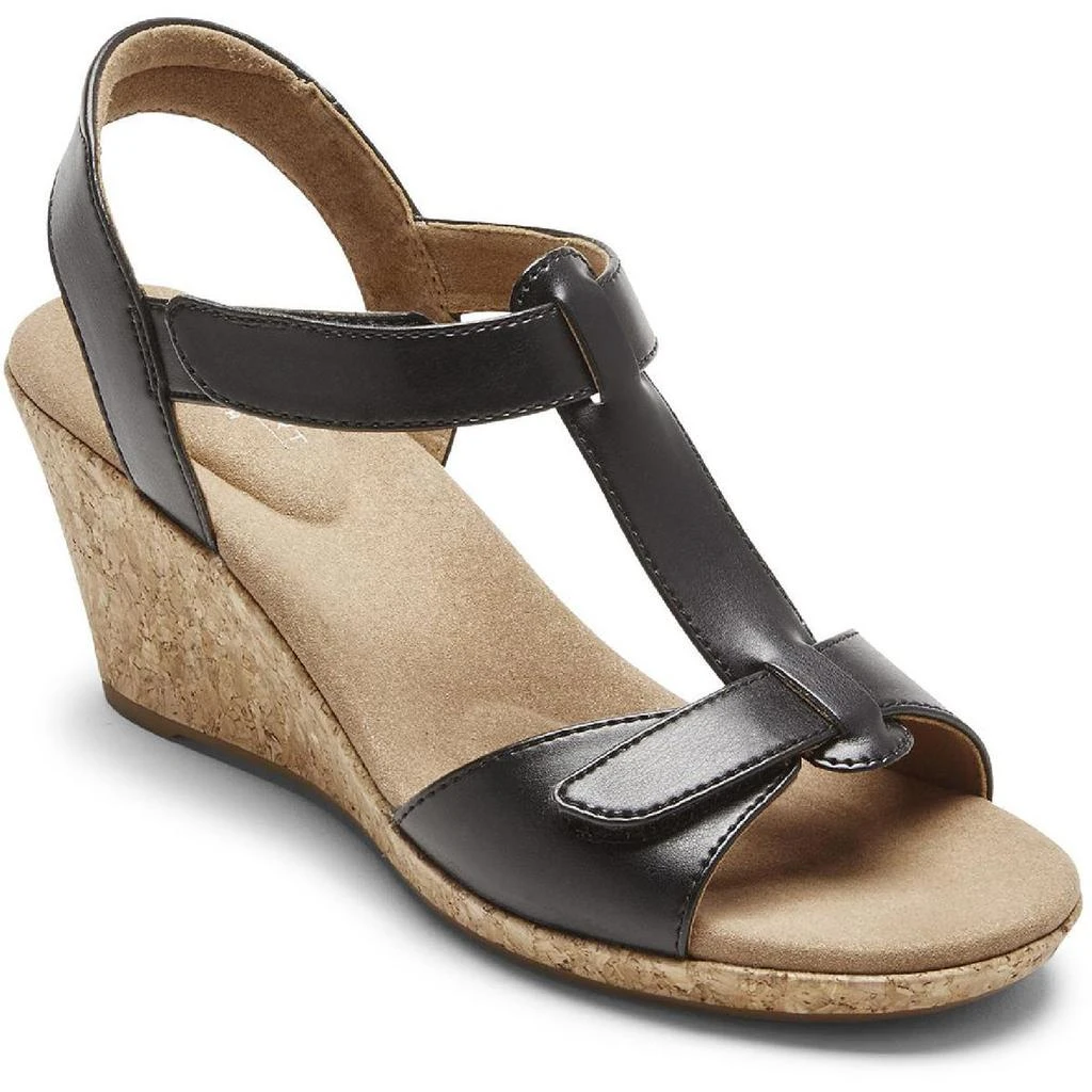 商品Rockport|Rockport Womens Stacie Faux Leather Perforated Ballet Flats,价格¥183,第2张图片详细描述