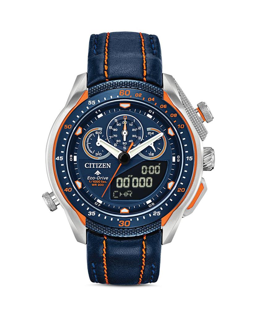 Promaster Navy Blue Dial Watch, 46mm商品第1张图片规格展示