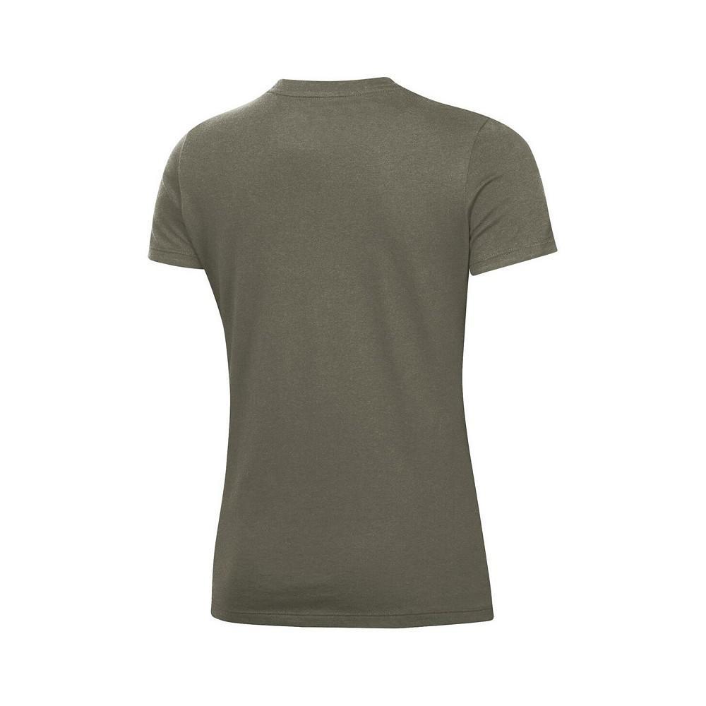 商品Under Armour|Women's Olive Notre Dame Fighting Irish Freedom Performance T-shirt,价格¥201,第5张图片详细描述