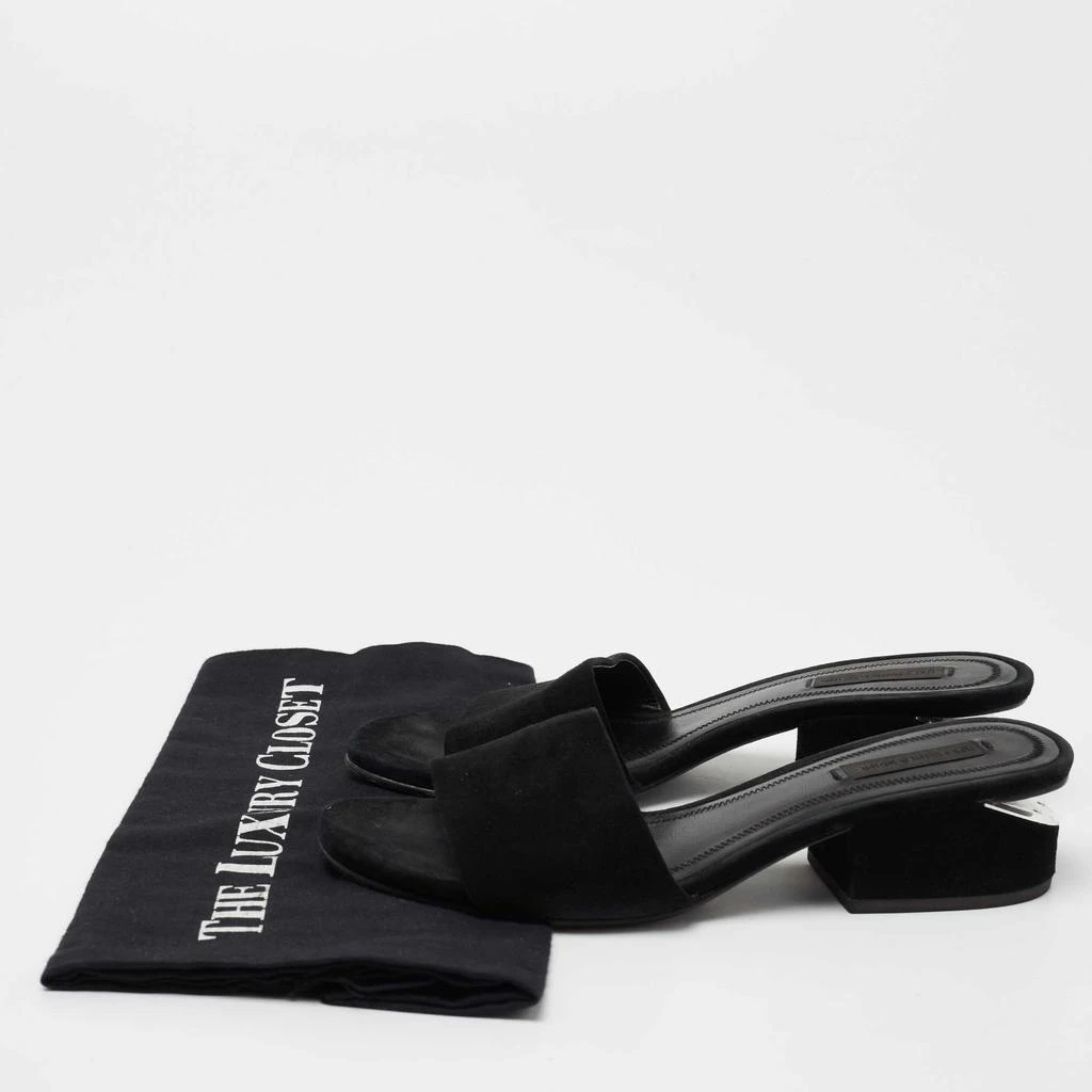 Alexander Wang Black Suede Lou Slide Sandals Size 36 商品